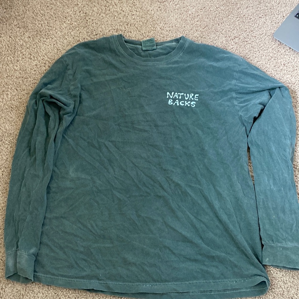 Green Nature Backs long sleeve
